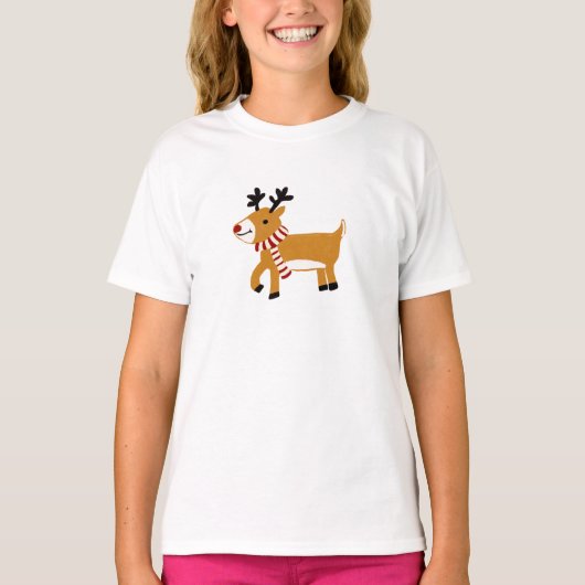 T-shirt Renne de Noël (Devant)