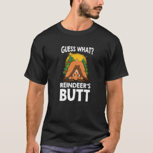 T-shirt Renne de Noël Devinez quel renne a un derrière drô