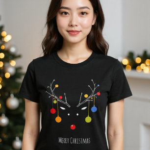 T-shirt Renne minimaliste avec ornements