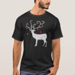 T-shirt Rennes blanches<br><div class="desc">Un renne blanc unique</div>