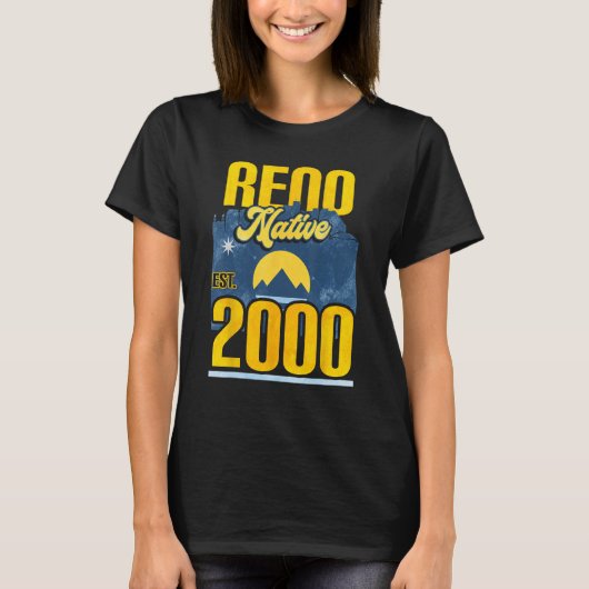 T-shirt Reno Native Est 2000 1 (Devant)