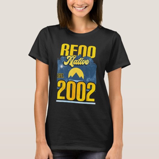 T-shirt Reno Native Est. 2002 1 (Devant)