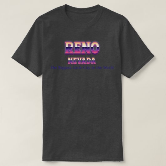 T-shirt Reno Nevada (Design devant)