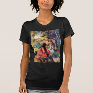 T-shirt Renoir : Deux filles s'asseyant dans l'herbe
