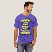 T-shirt "Renouvelez votre esprit" (Devant entier)
