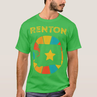 T-shirt Renton Washington Vintage Souvenir désorganisé