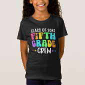 T-Shirt Rentrée des classes de la classe de 2032, équipage (Devant)