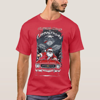 T-shirt Rentrer en voiture pour Noël