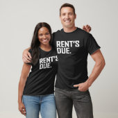 T-shirt Rent's Due work hard bodybuilder weightlifting (Unisexe)