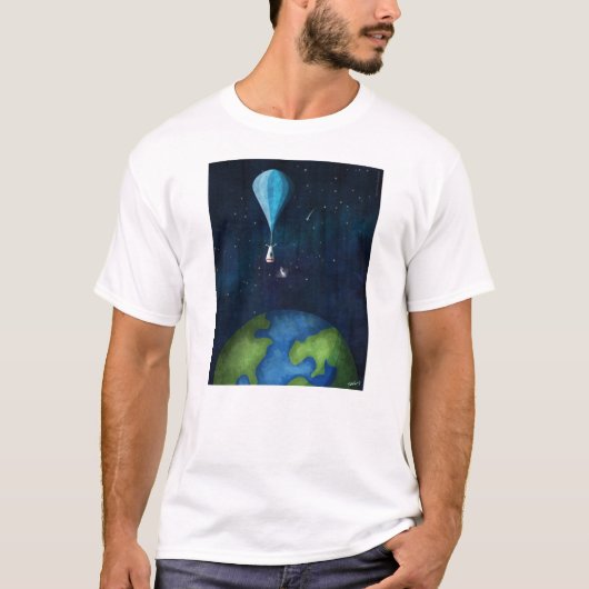T-shirt Renvoi du bord de l'espace (Devant)