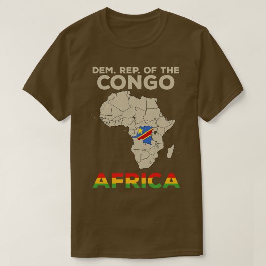 T-shirt Rep du Congo (Design devant)