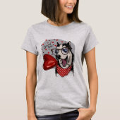 T-shirt Répandre L'Amour Husky (Devant)
