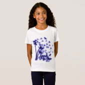 T-Shirt Répandre Les Dandelions Amoureux et les libellules (Devant entier)