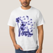T-shirt Répandre Les Dandelions Amoureux et les libellules (Devant)