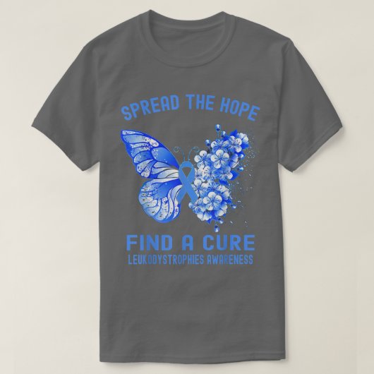 T-shirt Répandre L'Espoir Trouver Un Cure Leukodystrophies (Design devant)