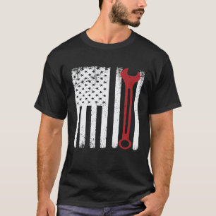 T-shirt Réparateur Auto Mécanicien Voiture Clé Atelier Out