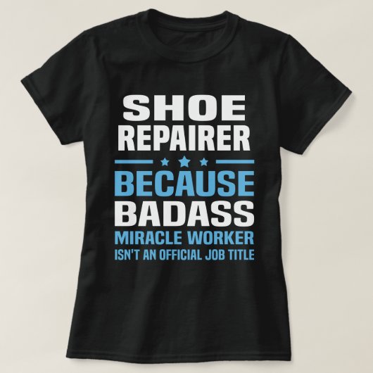 T-shirt Réparateur de chaussures (Design devant)