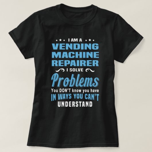 T-shirt Réparateur de machine de ventilation (Design devant)