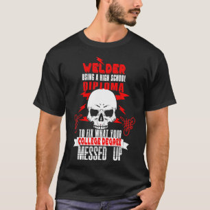 T-shirt Réparateur de masques de soudure mécanicien soudeu