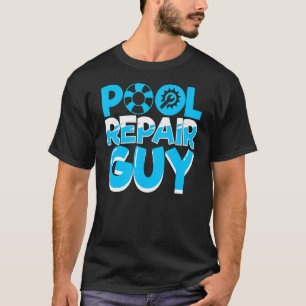 T-shirt Réparateur d'entretien de piscine pour nettoyage d