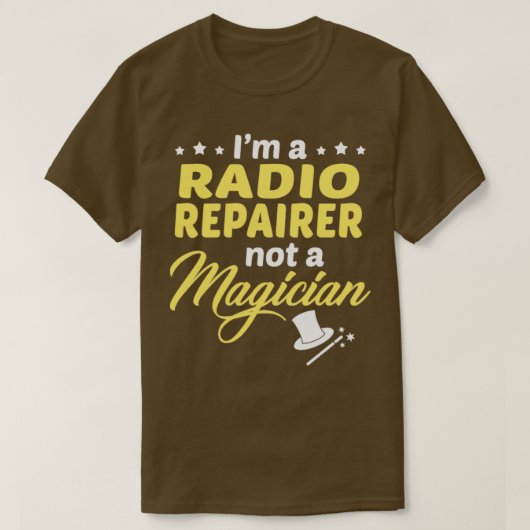 T-shirt Réparateur radio (Design devant)