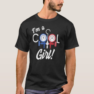 T-shirt Réparation de l'air de la fille Cool AC Tech HVA