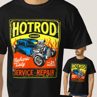 T-shirt Réparations du service de garage à disques chauds