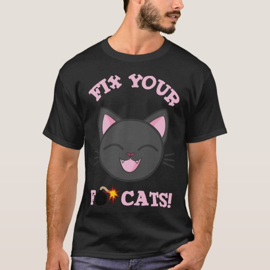 T-shirt Réparez Vos Chats F Bombe Chatons (Devant)