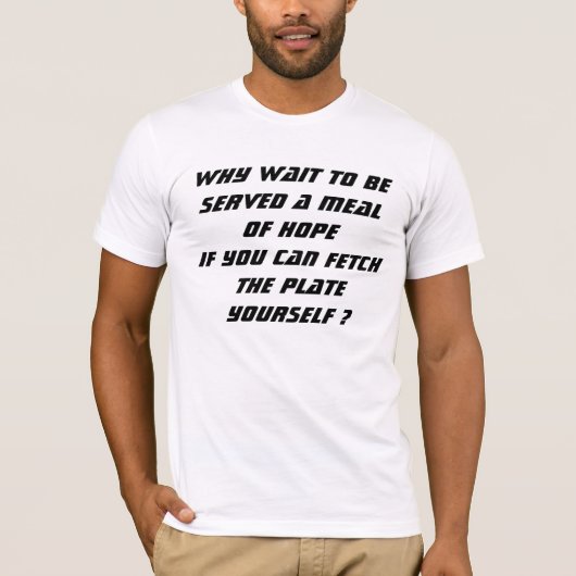 T-shirt repas d'espoir (Devant)