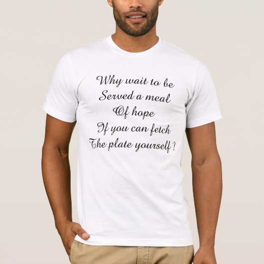 T-shirt repas d'espoir (Devant)