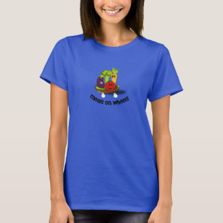 T-shirt Repas drôles sur des roues
