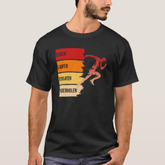 T-shirt Repas - marche - sommeil - répétition