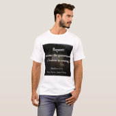 T-shirt Repentissez-vous (Devant entier)