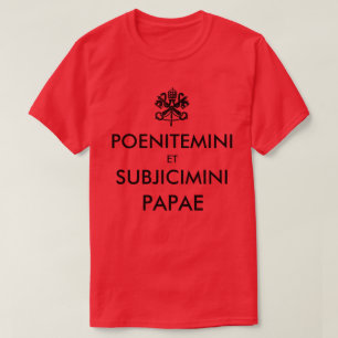 T-shirt Repentissez-vous et soumettez (le latin)