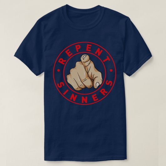 T-shirt Repérer les pécheurs (Design devant)
