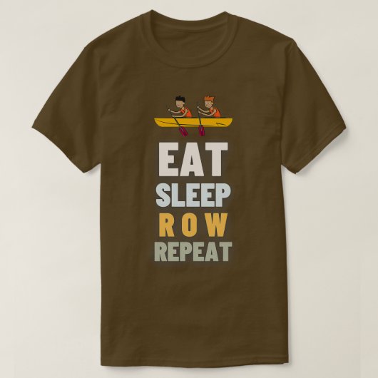 T-shirt Répéter la ligne du sommeil 12 (Design devant)