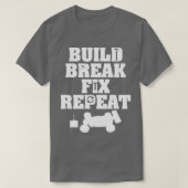 T-shirt Répéter la panne Répéter R C Car Radio Control Rac (Design devant)