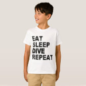 T-shirt Répéter la plongée du sommeil (Devant entier)