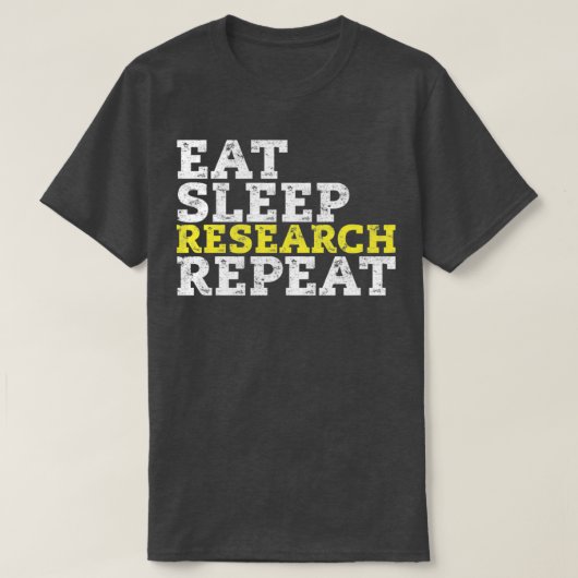 T-shirt Répéter la recherche sur le sommeil 51 (Design devant)