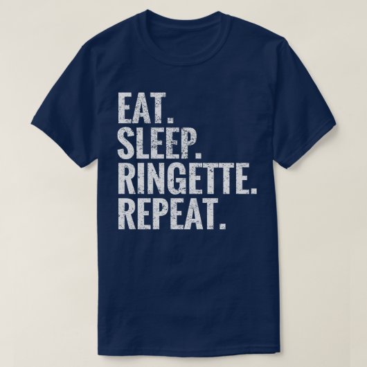 T-shirt Répéter la sonnette du sommeil (Design devant)