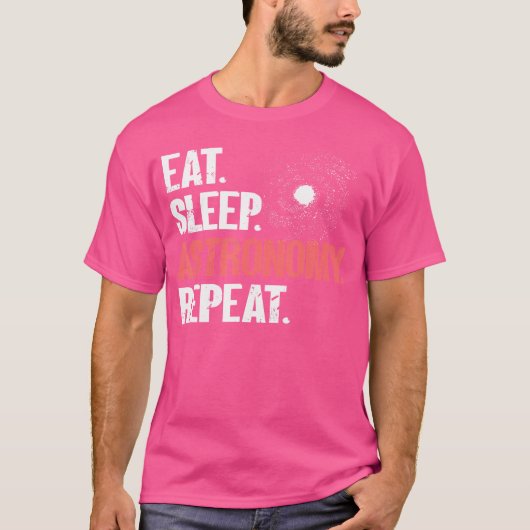 T-shirt Répéter l'astronomie du sommeil - Astrologie de la (Devant)