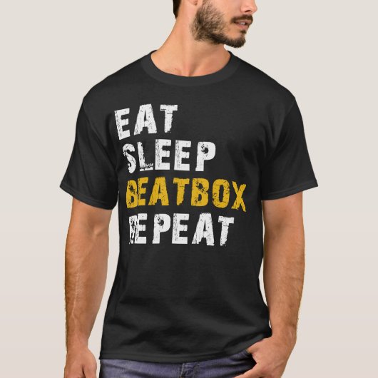 T-shirt répéter le beatbox du sommeil (Devant)