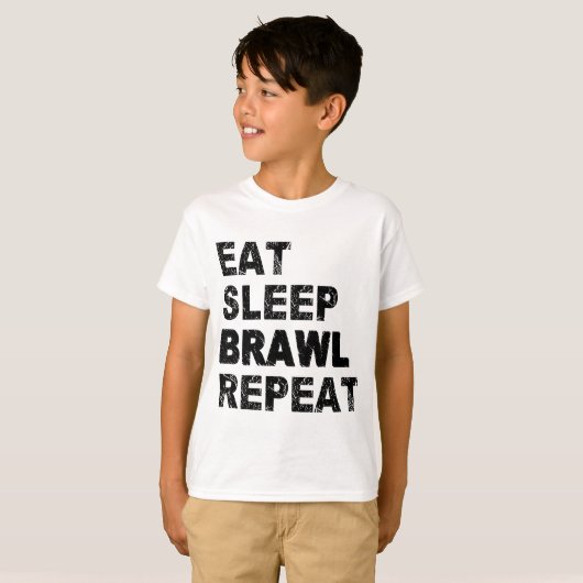 T-shirt Répéter le bol du sommeil (Devant entier)