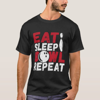 T-shirt Répéter le bol du sommeil du repas
