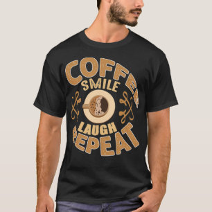 T-shirt Répéter le cappuccino chaud