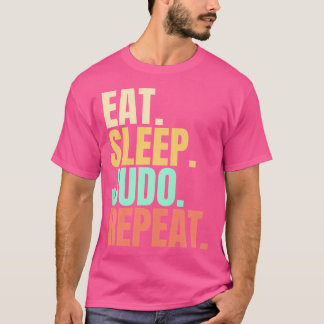 T-shirt Répéter le judo du sommeil