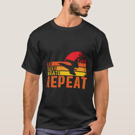 T-shirt Répéter le karaté du sommeil (Devant)