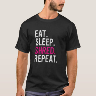 T-shirt Répéter le MTB du sommeil