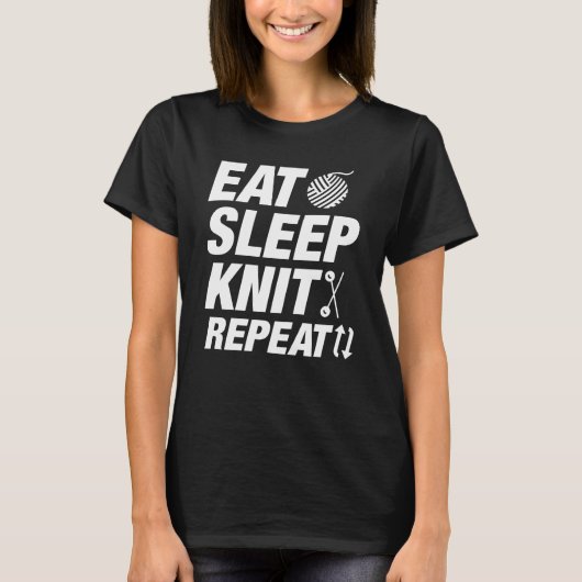 T-shirt Répéter le noeud de sommeil (Devant)