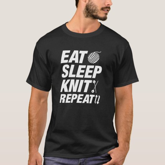 T-shirt Répéter le noeud de sommeil (Devant)